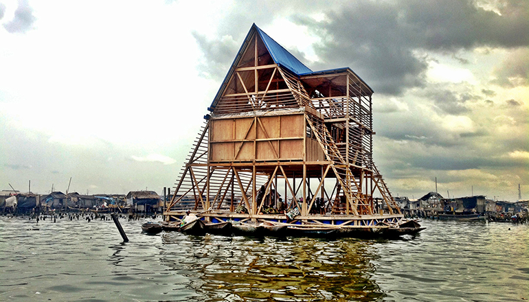 Makoko floating school by NLE Architects
